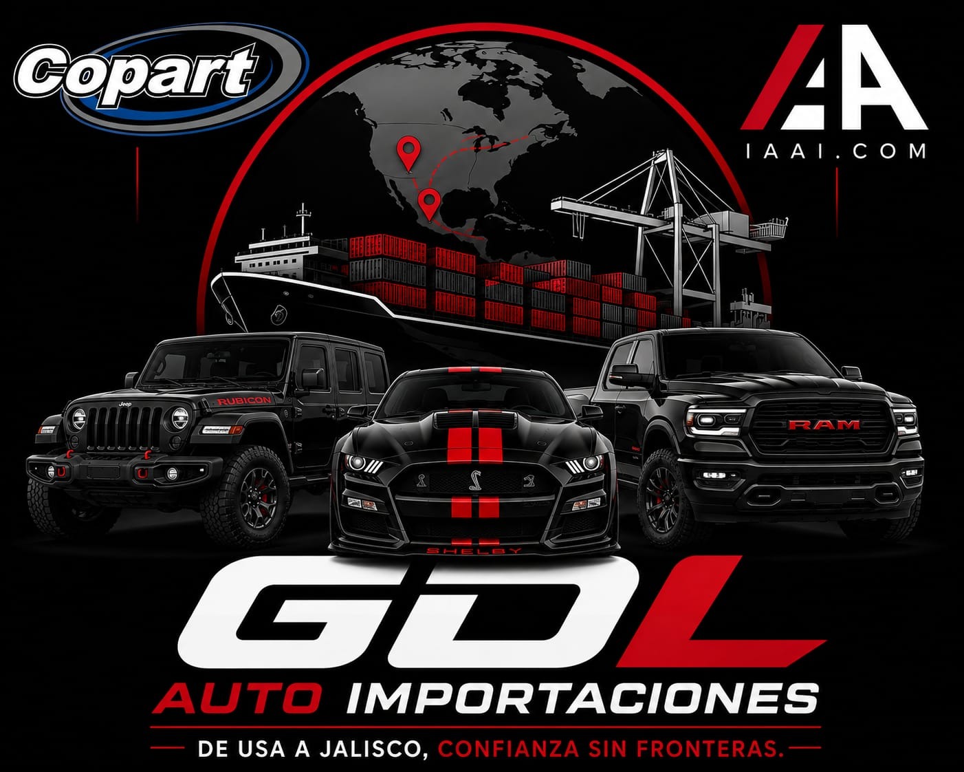 GDL Auto Importaciones - de USA a Jalisco